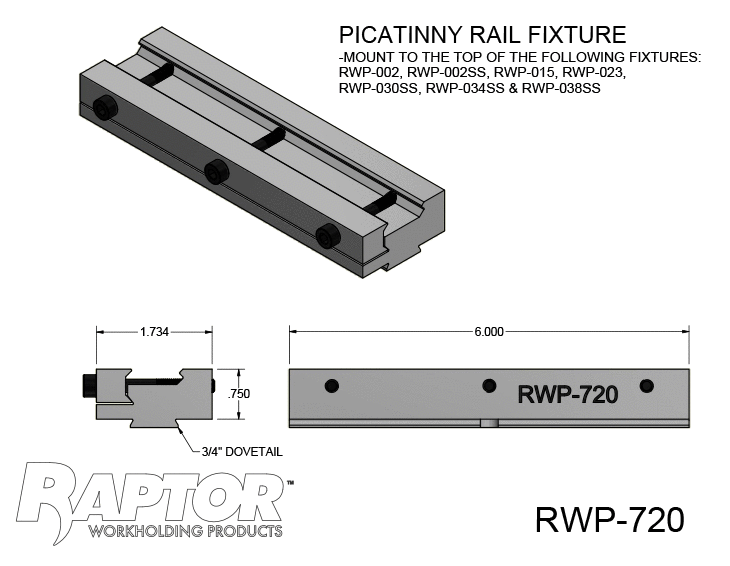 RWP-720 Key Dimensions