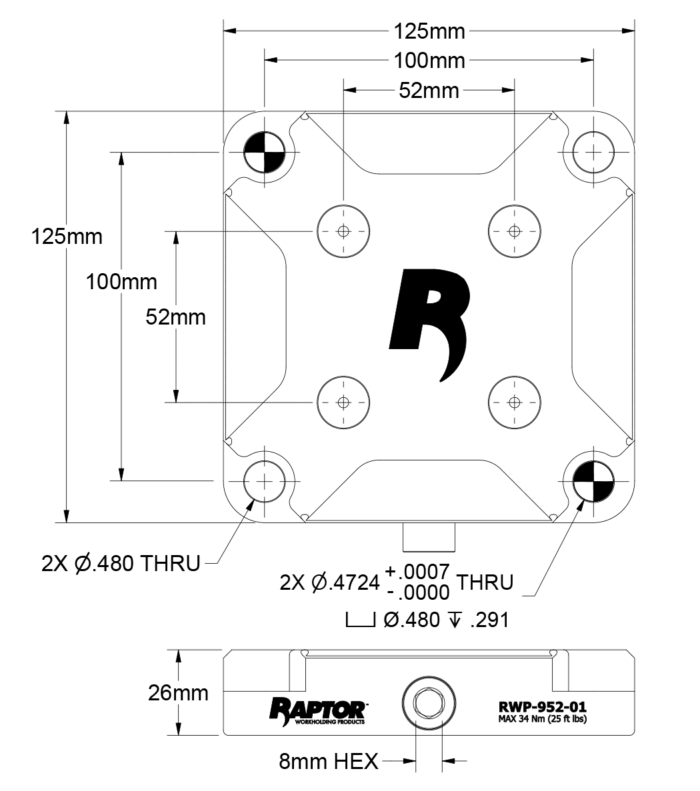 RWP-952-01 : Raptor Workholding